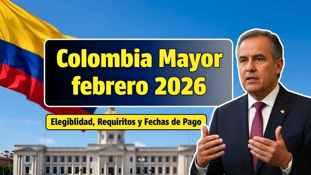 Colombia Mayor febrero 2026: $80,000 garantizados, quién recibe y calendario de giros
