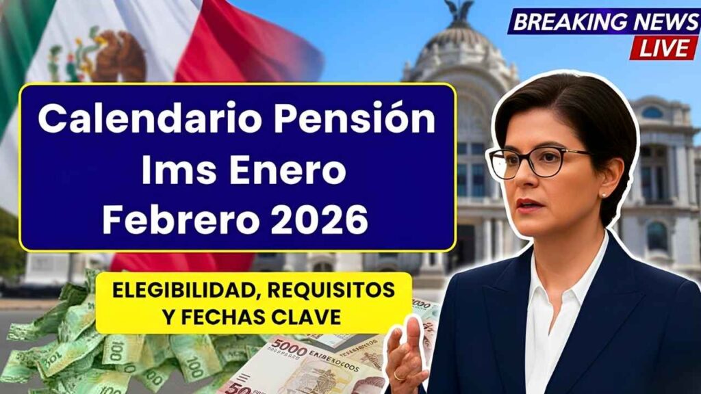 Calendario Pensión IMSS enero-febrero 2026: consulta tu depósito y pasos para aplicar